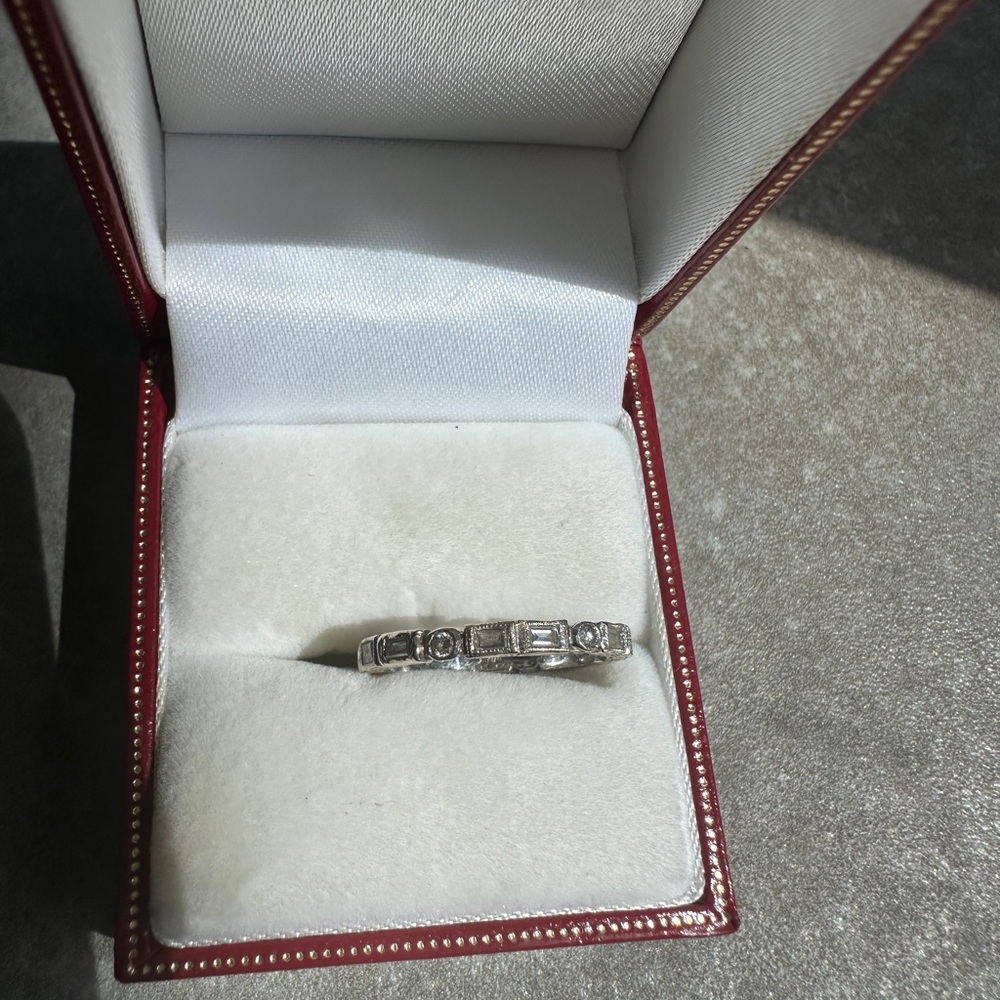 Simon G. Silver Diamond Ring Timeless Design